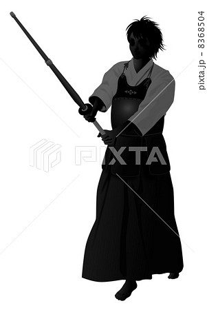 剣道_素振り 8368504