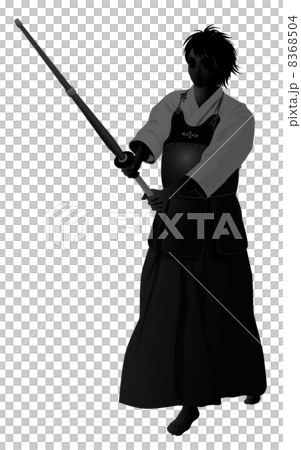 剣道_素振り 8368504