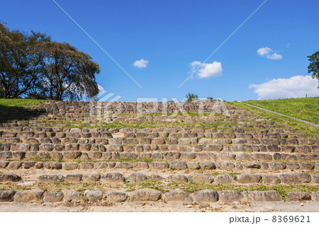 多賀城政庁に通じる石段 8369621