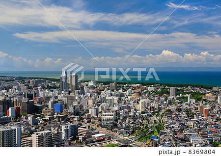 新潟市街(朱鷺メッセより） 8369804