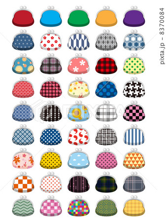がまくち財布(金具/銀) がまくち財布(金具/銀) 8370084