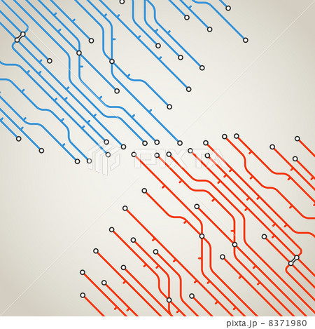 Abstract background of metro lines with arrows 8371980