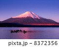 夜明けの富士 8372356