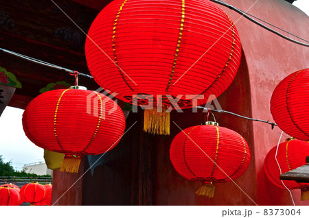 中国風の提灯(崇福寺/長崎県長崎市鍛冶屋町) 中国風の提灯(崇福寺/長崎県長崎市鍛冶屋町) 8373004
