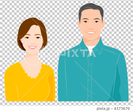 一對微笑的資深夫婦 一對微笑的資深夫婦 8373670