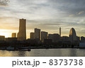 夕日の横浜みなとみらい21 8373738