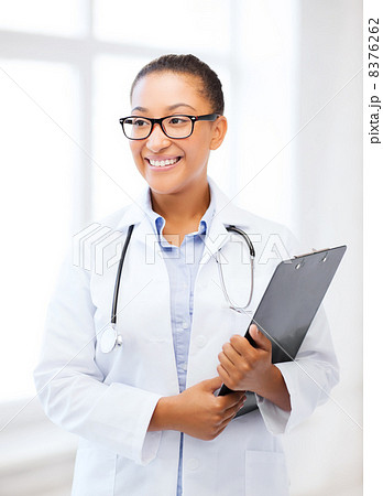 african female doctor in hospital 8376262