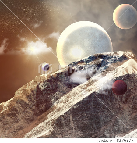 Image of planets in space 8376877