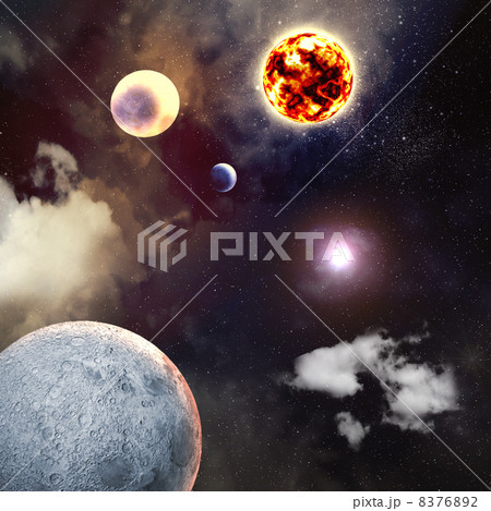 Image of planets in space 8376892