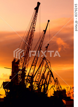 Harbour - sundown Harbour - sundown 8379245