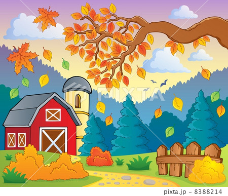 Autumn theme landscape 1 8388214