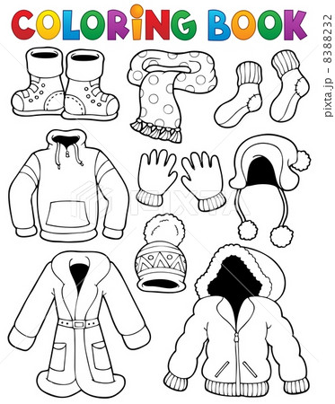 Coloring book clothes theme 3 Coloring book clothes theme 3 8388232