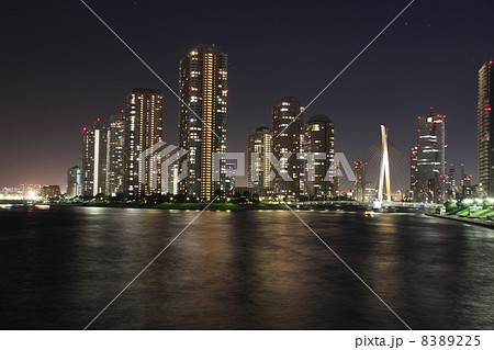 月島夜景 月島夜景 8389225