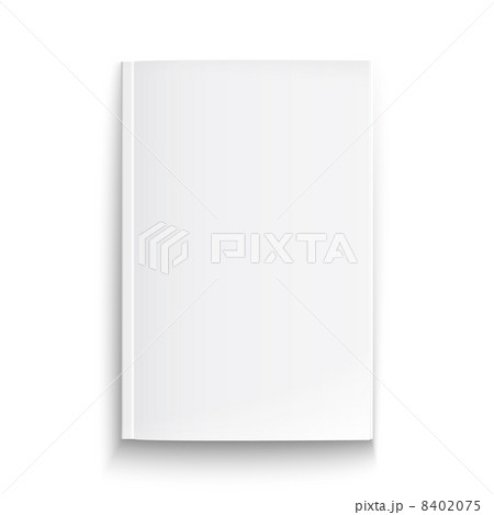 Blank magazine template with soft shadows. 8402075