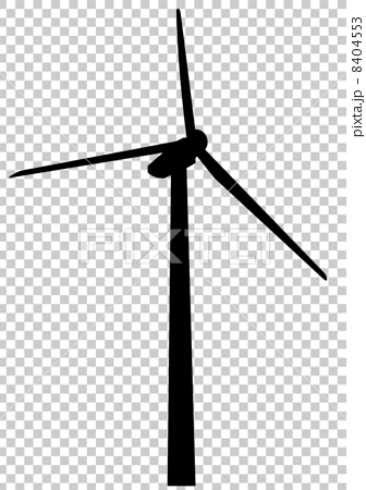 風力発電 1002のイラスト素材