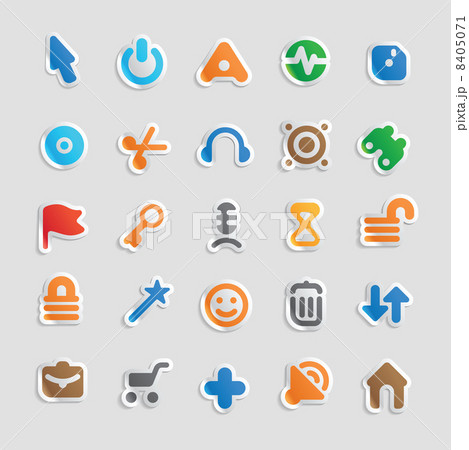 Sticker icons for interface 8405071
