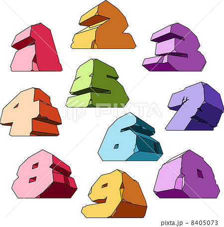 Multicolored alphabet 8405073