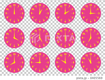 Clock pink Clock pink 8405569