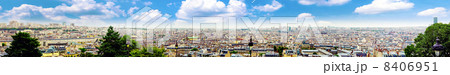 View of Paris from the hill of Montmartre.Paris. View of Paris from the hill of Montmartre.Paris. 8406951