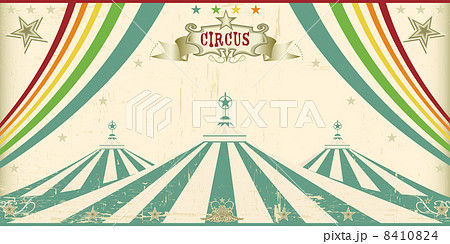 Vintage Circus Cardのイラスト素材