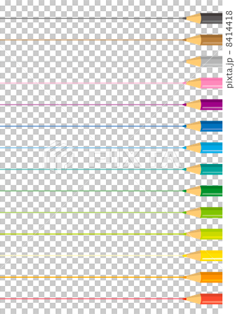 色鉛筆で線を描く 色鉛筆で線を描く 8414418