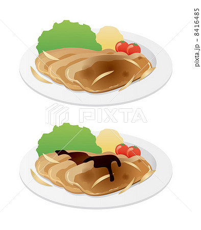 生姜焼きのイラスト素材 生姜焼きのイラスト素材