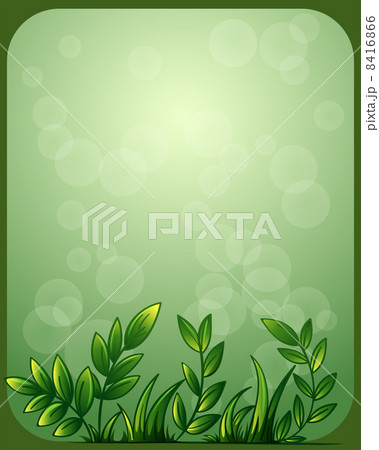 A stationery with green leaves A stationery with green leaves 8416866