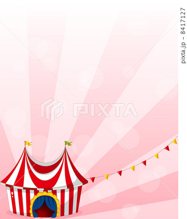A stationery with a circus tent design A stationery with a circus tent design 8417127