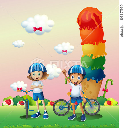 Two teenagers in a land full of sweets Two teenagers in a land full of sweets 8417540