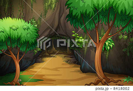A cave at the forest 8418002
