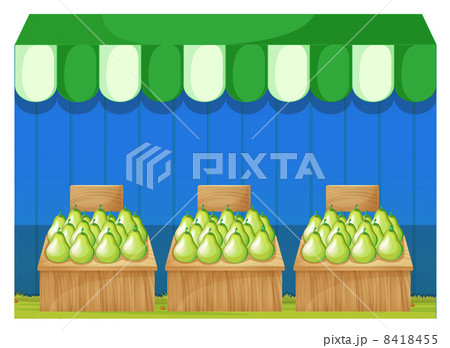 Fruit stands with pears 8418455