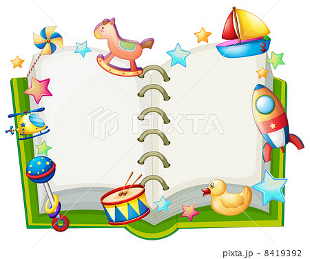A book with many toys A book with many toys 8419392