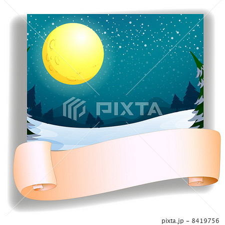 A fullmoon and an empty template A fullmoon and an empty template 8419756