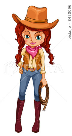A cowgirl A cowgirl 8420096