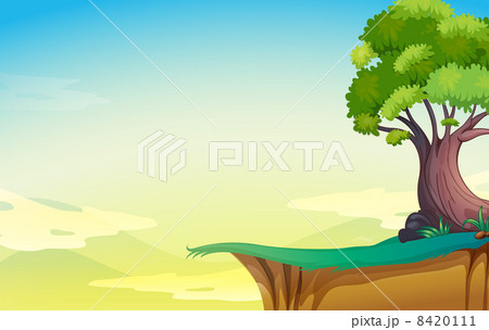 A big old tree near the cliff 8420111