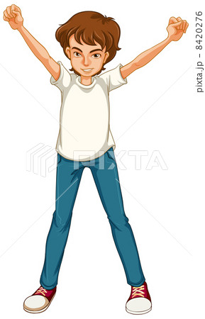 A man with a white shirt 8420276
