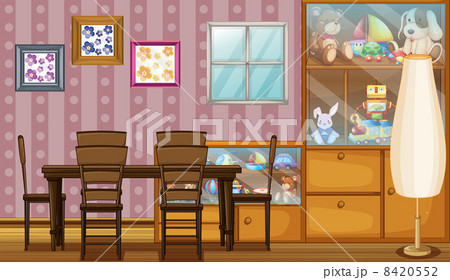 A house full of toys and frames 8420552