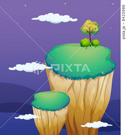 A very high land formation 8420986