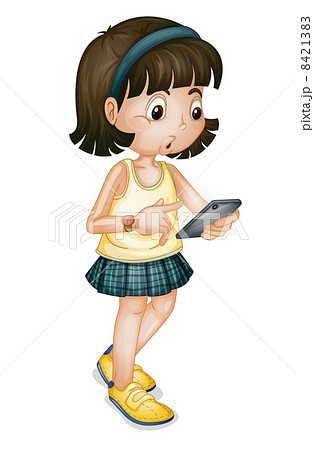 girl with phone girl with phone 8421383