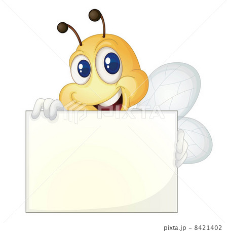 Bee with sign Bee with sign 8421402