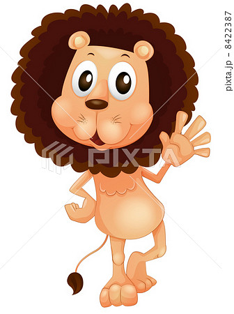 A lion waving his left hand A lion waving his left hand 8422387