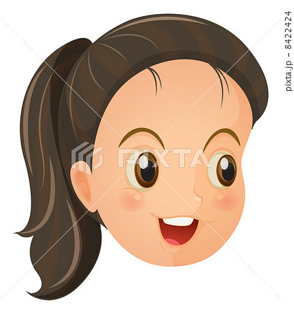 clipart little girl face