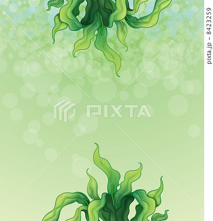 A blank stationery with green gradient colors 8423259