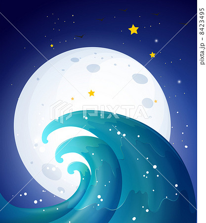 Moonlight and the waves Moonlight and the waves 8423495