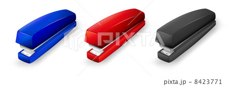 Three different colors of staplers 8423771