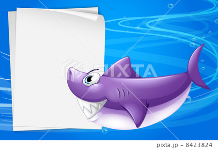 A blank paper in the sea 8423824