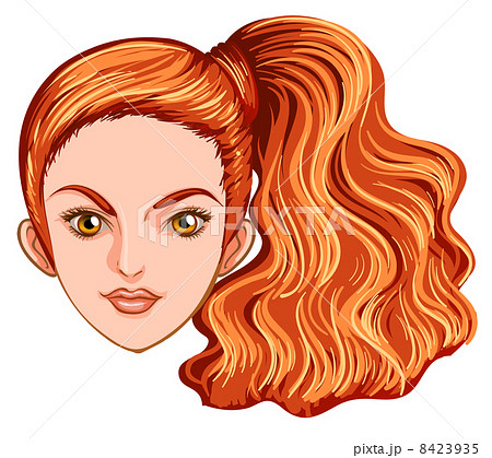 A head of a pretty woman A head of a pretty woman 8423935