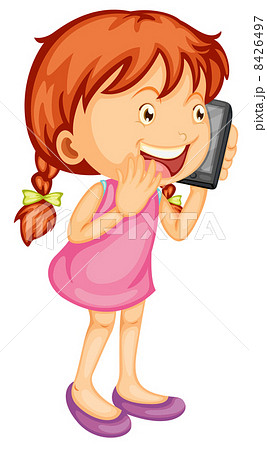a girl talking on mobile 8426497