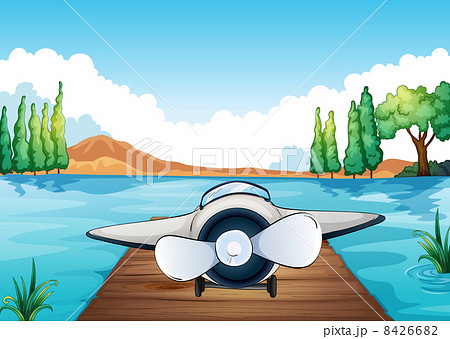 river, bench and aeroplane river, bench and aeroplane 8426682