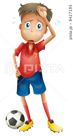 a boy and a football 8427193